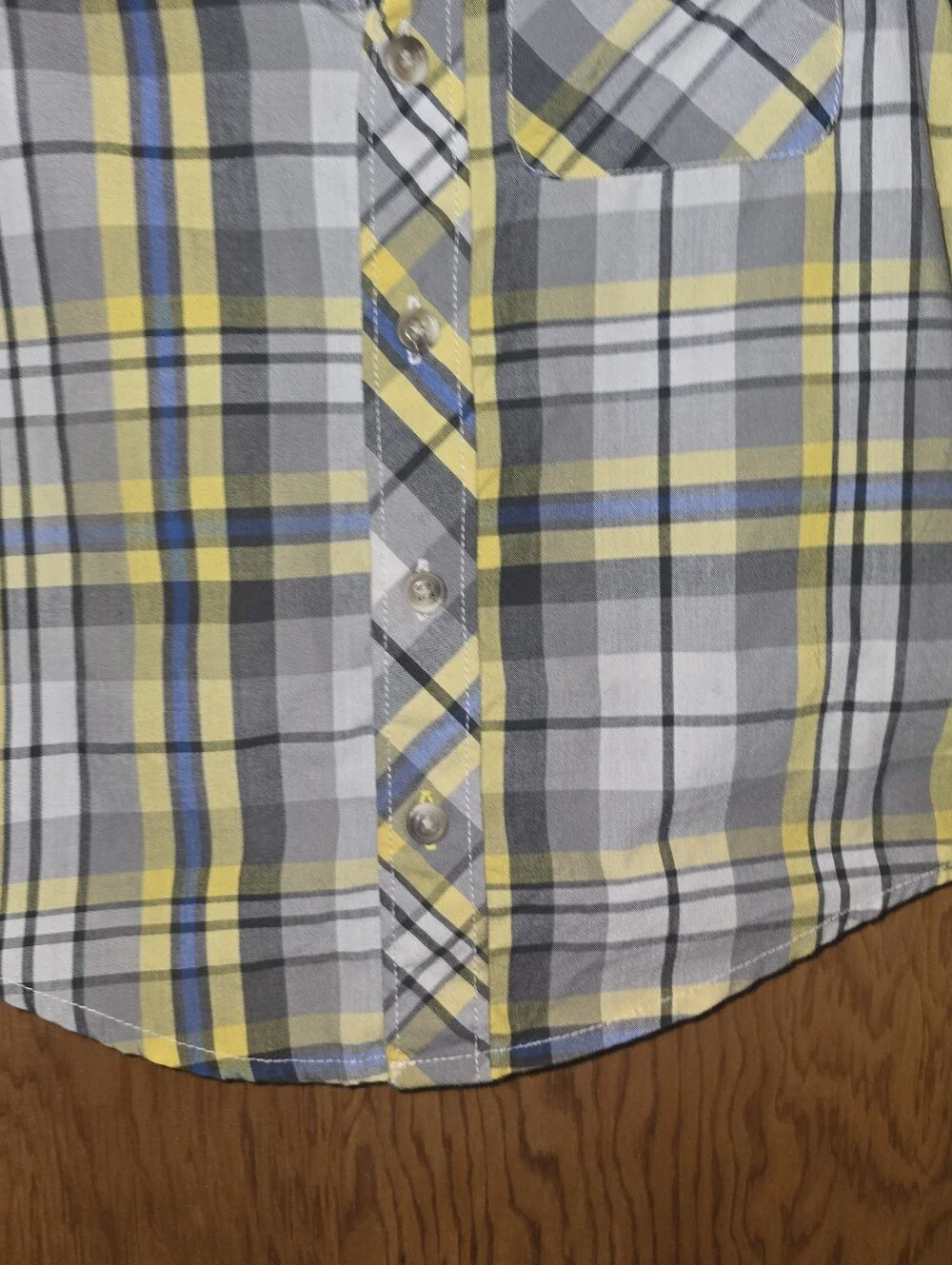 New no tags old navy 4T boys checkered button down long-sleeve shirt